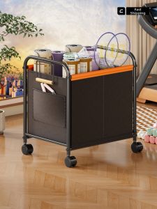 QINQI | Portable Sports Equipment Organizer Cart