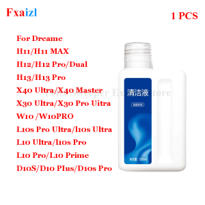 500ml Cleaning Fluid For Dreame X40 Ultra\X30 Ultra\H11/H11 Max/H12/H13/H12 Pro / M12 /W10 Cleaning Fluid Parts Accessories