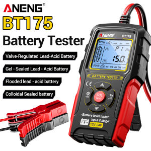 ANENG | ANENG BT175 Automotive Lead Acid Battery Analyzer 12V 24V CCA 50 To 1999 Backlit Screen For Auto Repair Motorcycle EV Forklift