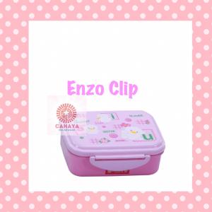Enzo Clip SB-33 LION STAR/ Tempat Makan Anak/ Tempat Bekal/ Tempat Roti Tawar BPA FREE/ Kotak Bekal/ Lunch Box KLIP BPA FREE/ Box Makan Anak Murah
