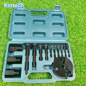 Bộ tháo mặt hít vam đầu lốc nén điều hòa ô tô Kintech