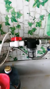 Water Inlet Pre Filter for Plastic Pipe – Tap Water Purifier with Fine Filter Screen