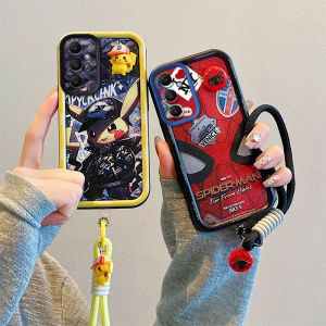 New Casing Samsung Galaxy A16 A06 A15 A25 A55 A54 LTE 4G 5G Classic Cute Colorful Cool 3D Cartoon Phone Case with 3D Doll Lanyard Lens Protection Shockproof Silicone Soft Back Cover