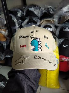 Topi Dinostar Lucu Topi anak bordir karakter