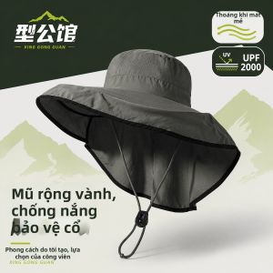 XINGGONGGUAN | Mũ Rộng Vented Bảo Vệ Da Dưới Nắng