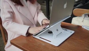 360 ° Rotatable Laptop Stand Suitable For 10-17 Inch Computers Adjust The Height Foldable Laptop Desk With Phone Holder