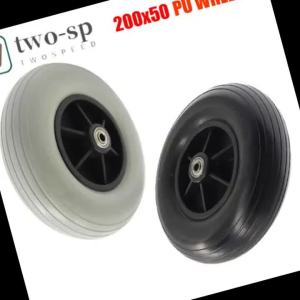 200X50 8 Inch Wheelchair Casters Electric Power Wheelchair PU Wheel Foamed Front Wheel Replacement Parts