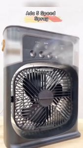Air conditioning fan 3-in-1 humidified air conditioning fan 7 color night light fan air cooler Portable Air Conditioner