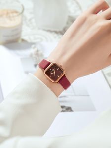 South Korea Julius New Arrival Rhinestone Octagonal Small Watch Temperament Watch Female Student Retro Quartz Waterproof Fashion