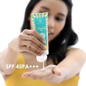 Azarine Hydrasoothe Sunscreen Gel SPF45/Aqua Essence Sun Shield Serum SPF 50 PA/Body Saver Moisturiser