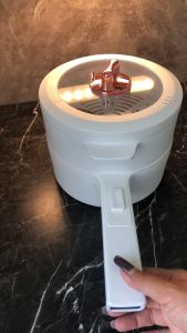 Han River หม้อมินิไฟฟ้า 2.5L หม้อไฟฟ้า อเนกประสงค์ หม้อสุกี้ ไม่ติดหม้อ หม้อชาบู หม้อไฟไฟฟ้าขนาดเล็ก ประกัน 1 ปี