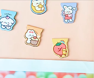 S87 ที่คั่นหนังสือ สมุด น่ารัก ลายการ์ตูน บุ๊คมาร์ค นักเรียน/เครื่องใช้สำนักงาน พร้อมส่ง สีเขียว