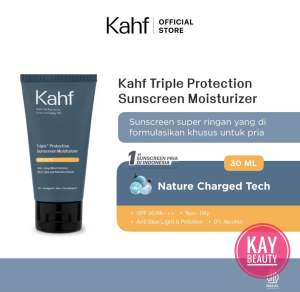 Sunscreen Pria Kahf Spf 30 Triple Protection Moisturizer 30ml*