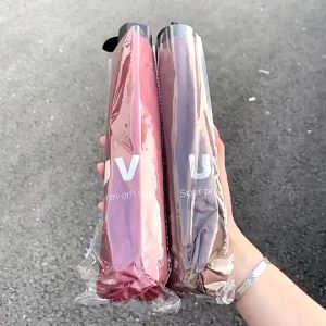 Payung Anti UV Sinar Matahari Payung Lipat Polos / Payung Motif Buah Anti Air Anti Panas Korea Style