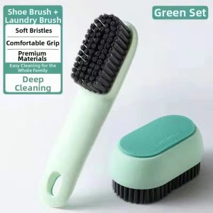CLEAN WORLD | Soft Bristle Shoe Cleaning Brush for Home Use