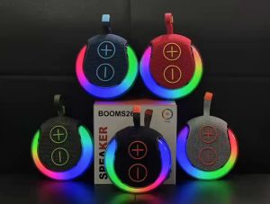 ลำโพงบลูทูธ Booms260 ใหม่ล่าสุด เสียงดี ปรับเสียง/ไฟได้ เลือกสีได้ รองรับ USBTF ไร้สาย บลูทูธ มีหูหิ้ว เพราะสุดๆ ลำโพง