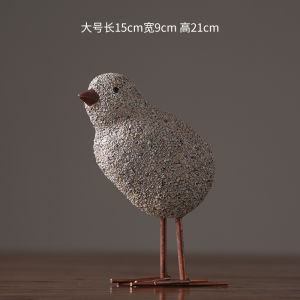 Đồ Trang Trí Bằng Nhựa Đá Sét Hình Gà Trống Nhỏ Phong Cách Bắc Âu Đơn Giản Trang Trí Nhà Phòng Trẻ Em Mẫu Phòng Trang Trí Mềm