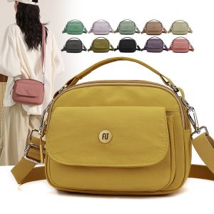 กระเป๋าสะพายไหล่ผ้าอ็อกซ์ฟอร์ดสำหรับผู้หญิง กระเป๋าถือแบบลำลอง กระเป๋าใส่โทรศัพท์มือถือ กระเป๋าใส่เหรียญ กระเป๋าสะพายประจำวัน กระเป๋าสะพายไหล่แบบลำลอง