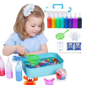 DIY Fairy Water Elff Ocean Mold Companion for Kids 3D Handmade Kits Aqua Fairy Gel Toy Set Handicraft Educational Toys