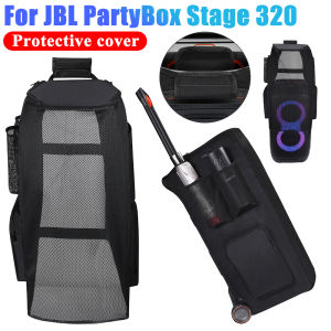 Outdoor Dust Protection Case Scratch Resistant Carrying Cover Case Speaker Protective Case for jbl PartyBox Stage 320 Speaker