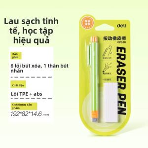 deli | Bút Tẩy Siêu Sạch Chống Vỡ