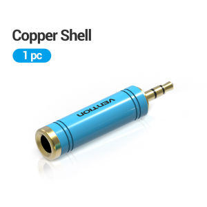 Vention | Vention Jack 3.5 to 6.5 Microphone Audio Plug for Amplifier Speaker AUX Cable 3.5 mm Jack to 6.35 mm Electric Guitar Adapter
