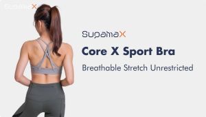 Supamax Sports Bra Ergonomic Design for Maximum Comfort Flexible and Stretchable Breathable Fabrics for Maximum Ventilation with Sweat Absorption