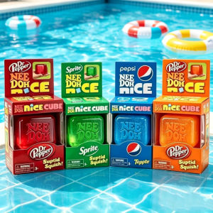 Needoh-Model Soft Squishy Toy-Nice Cube Sensory Stress Reliever Fidget Tool for-Anxiety for Adults & Kids Premium in Stock**.