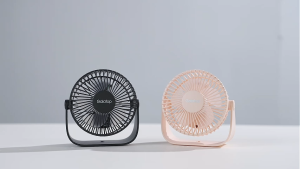 Gaiatop TF40 Desk Fan Silent Fan 3 Wind Speeds 360° Adjustable Strong Winds Portable Fan for Office & Camping Easy to Disassemble and Clean 2000mAh