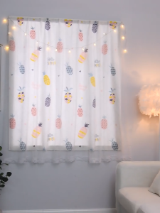 💎Emerald Vein💎ส่งจากไทย ผ้าม่าน ผ้าม่านสองชั้น ม่าน การแรเงาเต็ม ลายการ์ตูน อัตราการแรเงาสูงถึง 99% ฉนวนกันความร้อน  ใหม่ม่านบังแดดสั้น ติดตั้งง่าย 🔥คุณภาพดีราคาถูก