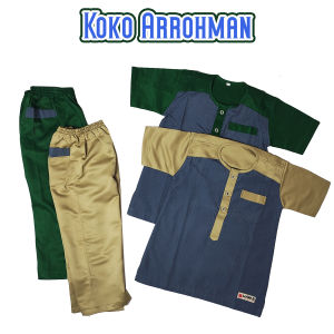 Mawar Fashion - Baju Koko Anak Arrohman & Setelan Koko Usia 4-12 Tahun