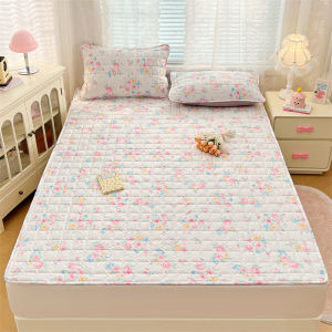 SUNLIGHT HOME ผ้าปูที่นอนหนาลายดอกไม้ผ้าปูที่นอน6ฟุตผ้าปูที่นอน5ฟุตผ้าปูที่นอนสีทึบ ผ้าปูที่นอนหลายรูปแบบนุ่ม