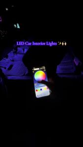 Đèn LED RGB Neon Đa Năng Cho Xe Hơi Điều Khiển Bằng Ứng Dụng Trang Trí Nội Thất Xe Địa Hình 4x4 SUV Đèn Viền Trang Trí Nội Thất Ô Tô