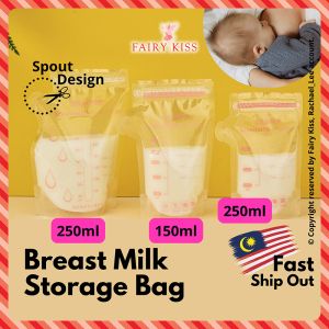 100ml 200ml 250ml Double ZipLock Breastmilk Storage Bags Beg Susu Badan Susu Badan