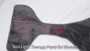 Hailicare | Cordless Red Light Massage Wrap 162 LEDs 660nm Heated Vibrating Briefs for Belly Waist Hips 4 Motors 3 Warm Levels with Timer