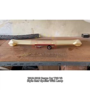 PERODUA BEZZA 2016-2019 TRD V3 STYLE REAR TRUNK SPOILER ABS SKIRT LIP BODYKIT