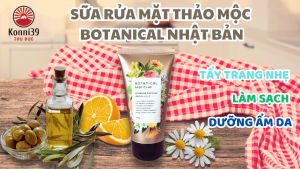 SỮA RỬA MẶT THẢO MỘC BOTANICAL NHẬT BẢN (TUÝP 120GR)