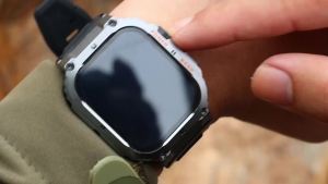 LIGE Outdoor Sports Fitness Smartwatch For Men 1.96 Inch Screen Bluetooth Calling Waterproof Watches Blood Oxygen Reloj Hombre