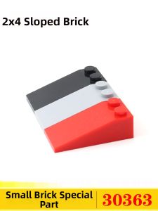 Compatible Technic LEGO Compatible 2x4 Sloped Block