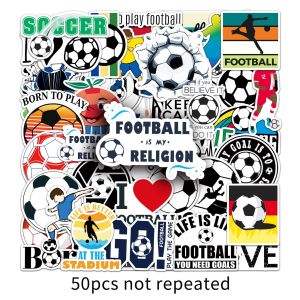 Nhãn Dán Bóng Đá Chống Thấm Nước DIY Stickers Graffiti Thể Thao Hoạt Hình Nhãn Dán Nước Ngoài Tiếng Anh Cho Trẻ Em Từ 4 Tuổi