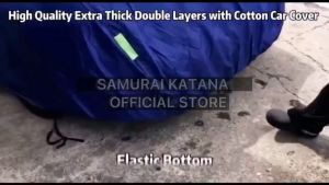 Perodua Alza Blue Series Premium Car Cover - Double Layer Reflective Anti-Scratch High Water Resistant Durable Outdoor/Indoor Protection Penutup Selimut Kereta