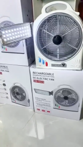 [ DÙNG 12H ] Quạt Tích Điện To ORIKATO DN-3221 2 Bình Ắc Quy Quạt Ắc Quy 2 Bình Kèm Đèn Chiếu Sáng Tiện Dụng