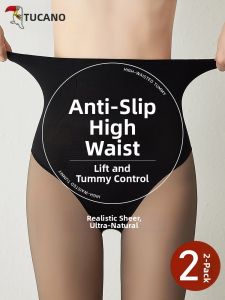 TUCANO | Sheer Thigh High Socks for Spring and Autumn