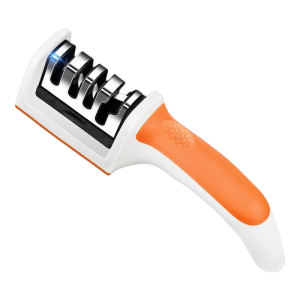 BAKULI | Quick Knife Sharpening Stone & Electric Knife Sharpener for Kitchen Knives and Scissors