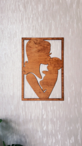 Hiasan Dinding Motif Mom & Son Dekorasi Dinding - Wall decor Minimalis - Pajangan dinding Aesthetic