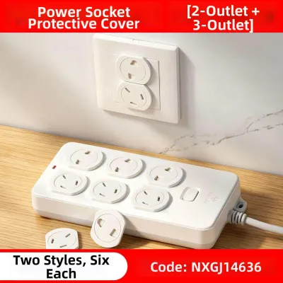 Childproof Safety Plug Socket Cover Automatic Lock