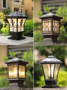 MARTINI | Solar Outdoor Pillar Light