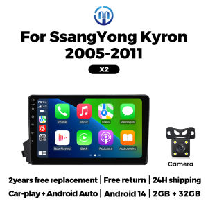 NaviFly 32G Carplay Auto Android All In One Car Radio For Ssangyong Actyon Kyron 2005-2011 GPS Intelligent Systems 2Din Stereo