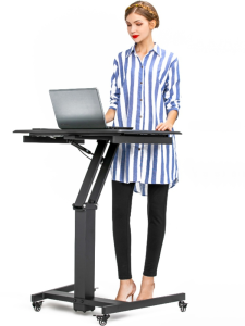 Anchor Lifting Table Sitting Stand Alternate Desk Movable Liftable Computer Desk Podium Adjustable Desk Pneumatic Adjustable