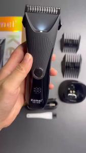 Kemei | Kemei KM-1848 Tông Đơ Cắt Tóc Đa Năng USB Sạc Màn Hình LCD Body Clipper Cho Râu Tóc Mai Mũi Tai Bikini Vùng Chải Lông